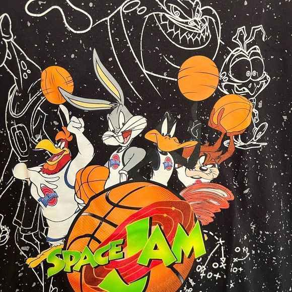 Classic Space Jam Looney Tunes T-shirt - size XL unisex - Picture 2 of 6